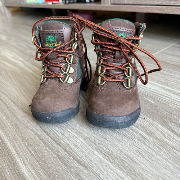 Toddler Beef & Broccoli timberland boots size 4.5 hiking snow winter - Picture 3 of 5